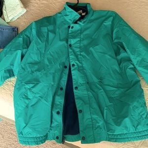 Old Teal Green Nike Waterproof jacket